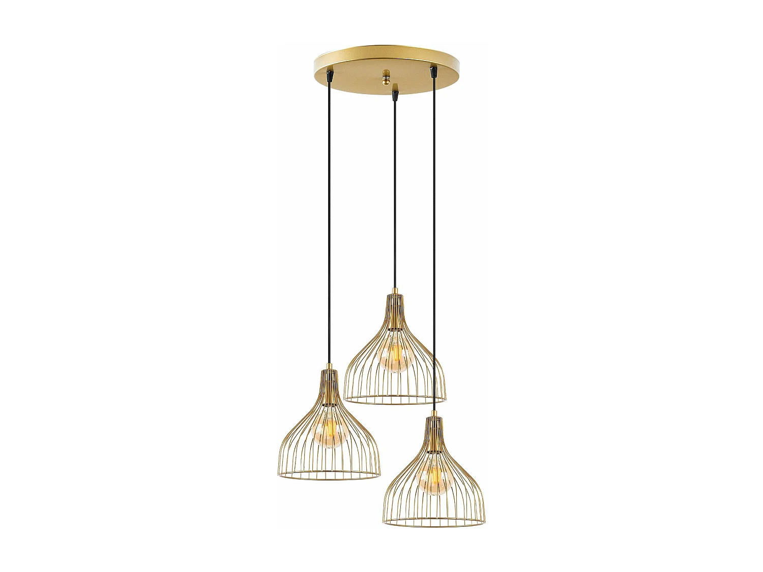 Candeeiro Dourado Elegante Cafu - Design Moderno e Sofisticado