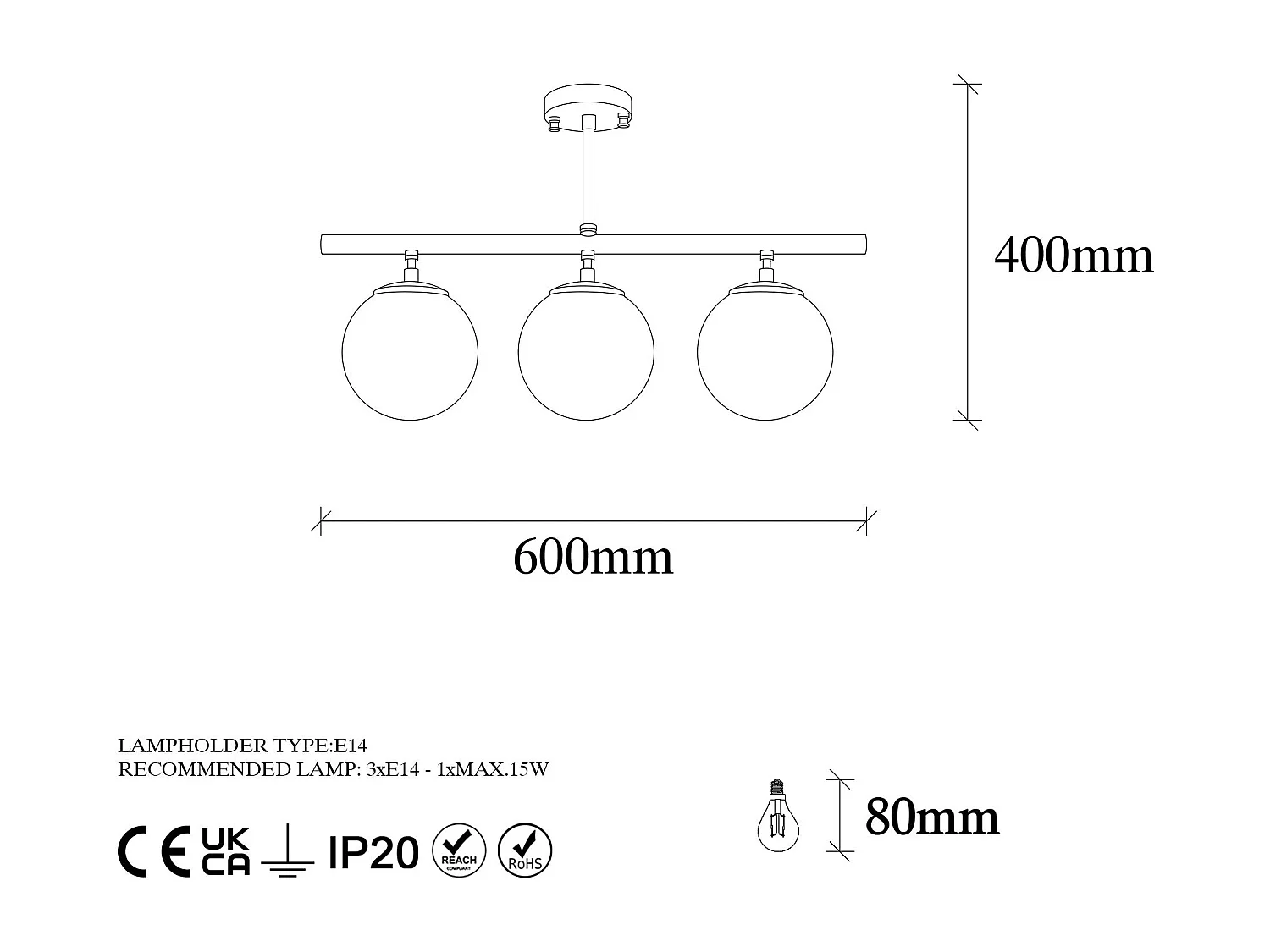 Candeeiro Elegante Atmaca 10265 - Design Moderno e Sofisticado