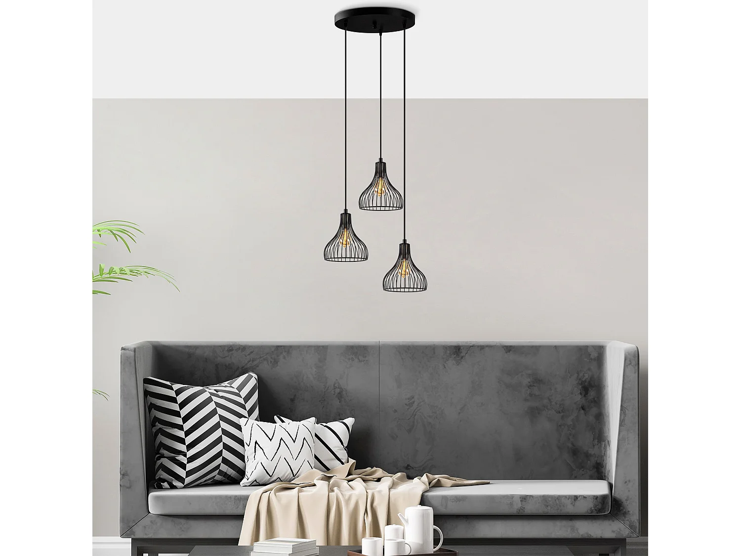 Candeeiro Preto Ajustável Telyildo - Elegância e Sofisticação para o Seu Espaço