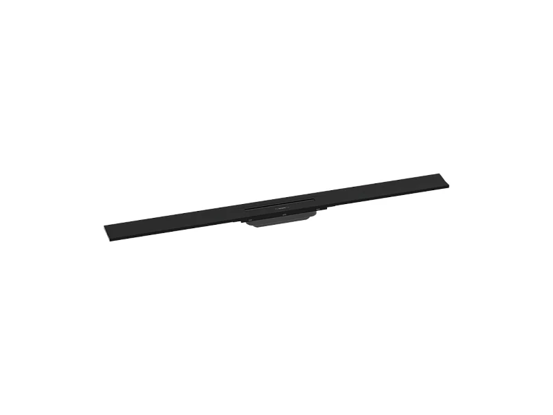 Caniveau de douche découpable 100 cm HANSGROHE RainDrain Flex montage mural noir mat