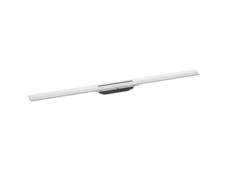 Caniveau de douche découpable 100 cm HANSGROHE RainDrain Flex montage libre blanc mat