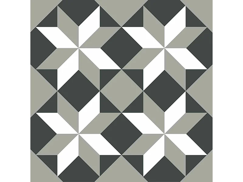 Fliesenaufkleber 15 X 15 cm Geometrische Sterne