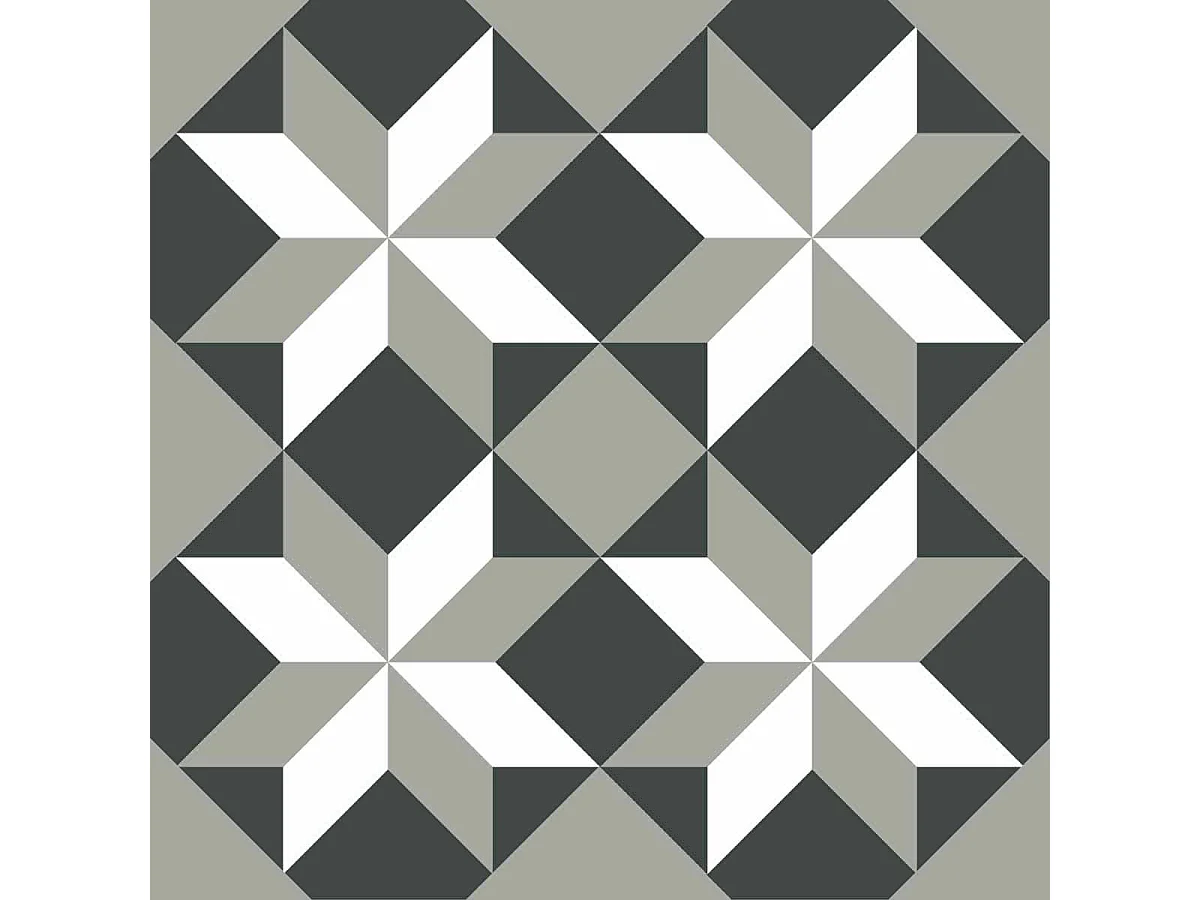 Fliesenaufkleber 15 X 15 cm Geometrische Sterne