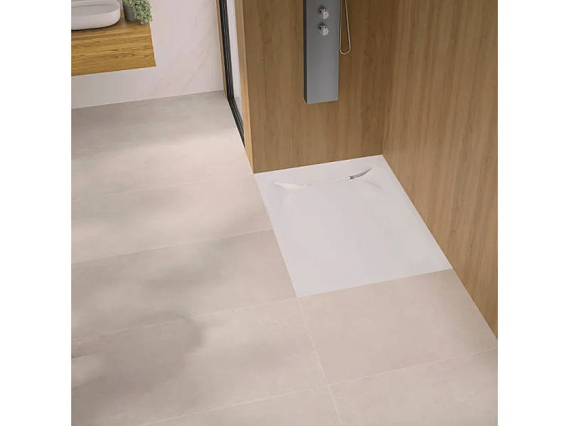 Receveur de douche KINEDO Kinediva extra-plat 140x90 Blanc