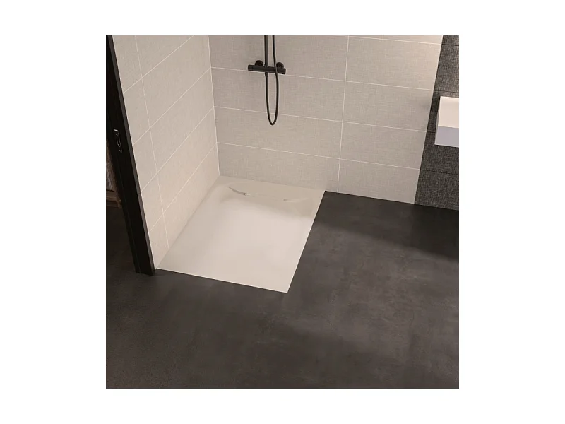 Receveur de douche KINEDO Kinediva extra-plat 120x100 Beige