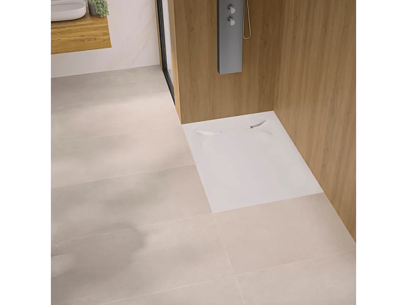 Receveur de douche KINEDO Kinediva extra-plat 140X80 Blanc
