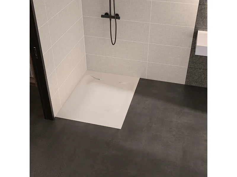 Receveur de douche KINEDO Kinediva extra-plat 140X100 Beige