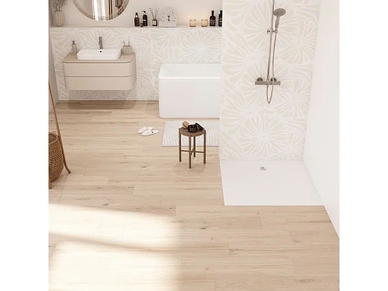 Receveur KINEDO Kinesurf Nova 80X80 blanc mat