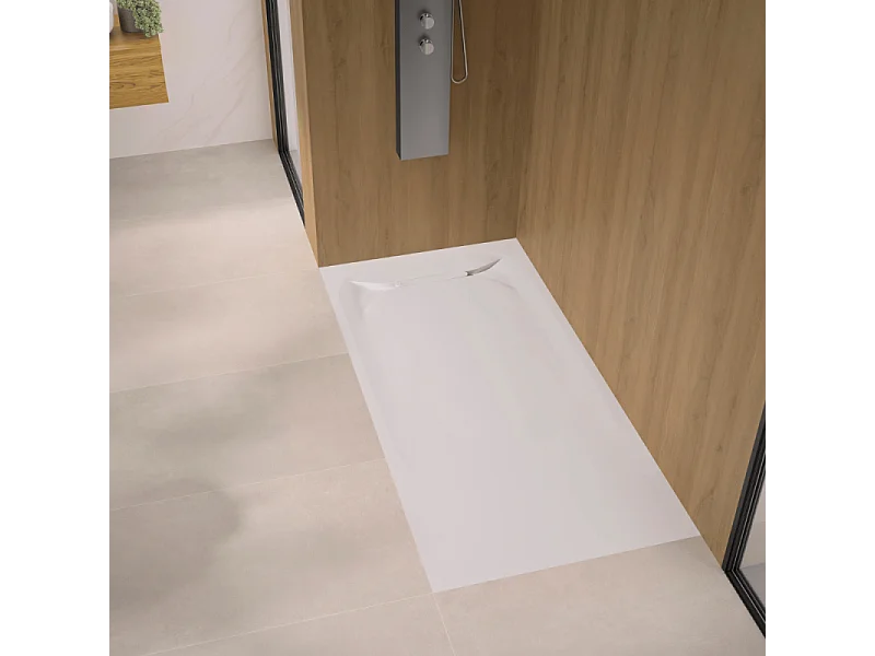 Receveur de douche KINEDO Kinediva extra-plat 160x90 Blanc