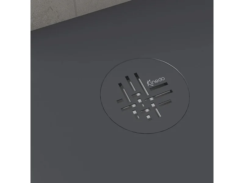 Receveur KINEDO Kinesurf Nova 180X100 gris anthracite