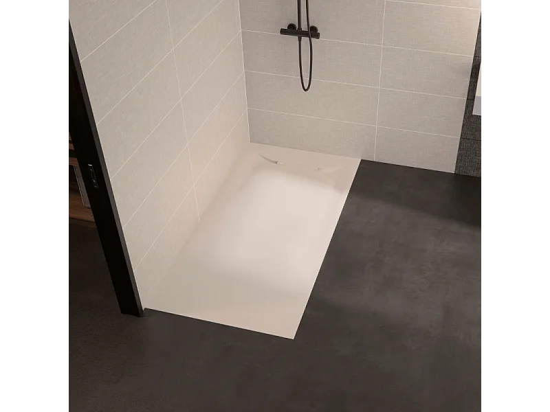 Receveur de douche KINEDO Kinediva extra-plat 180X80 Beige
