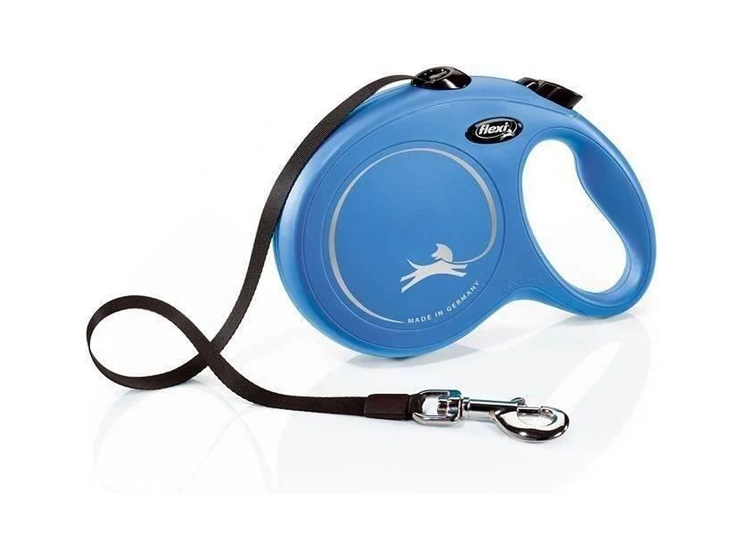 Laisse L Tape 8 m blue