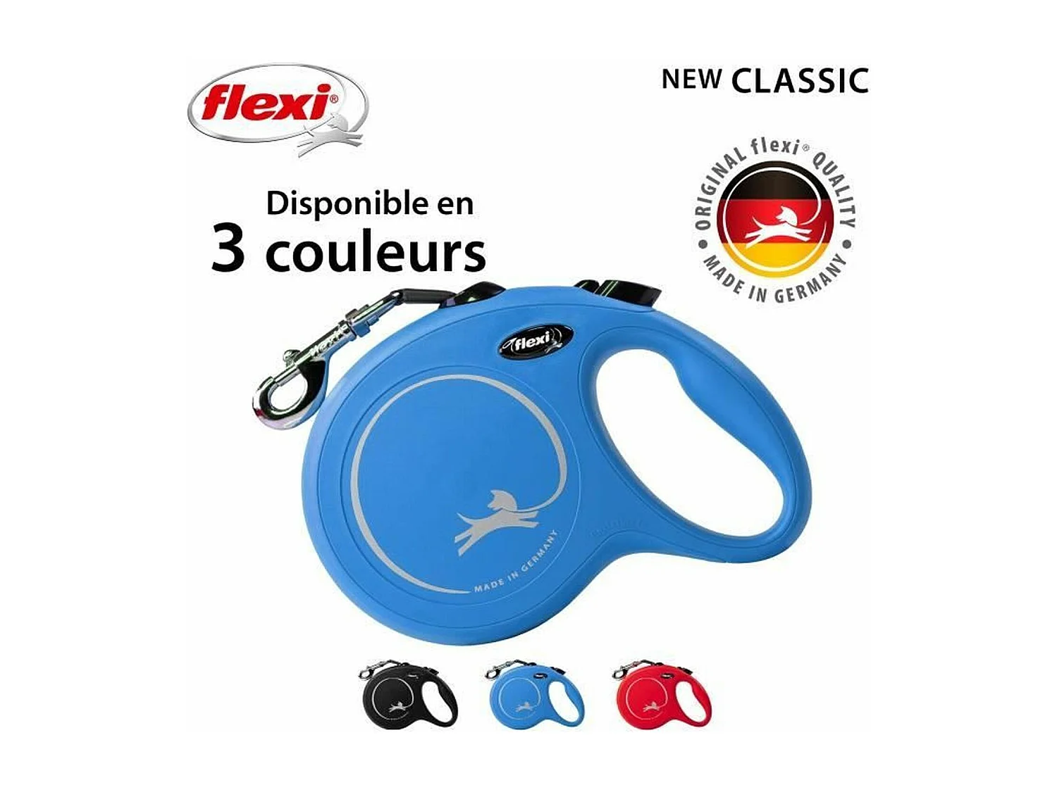 Guinzaglio L Nastro 8 m blu