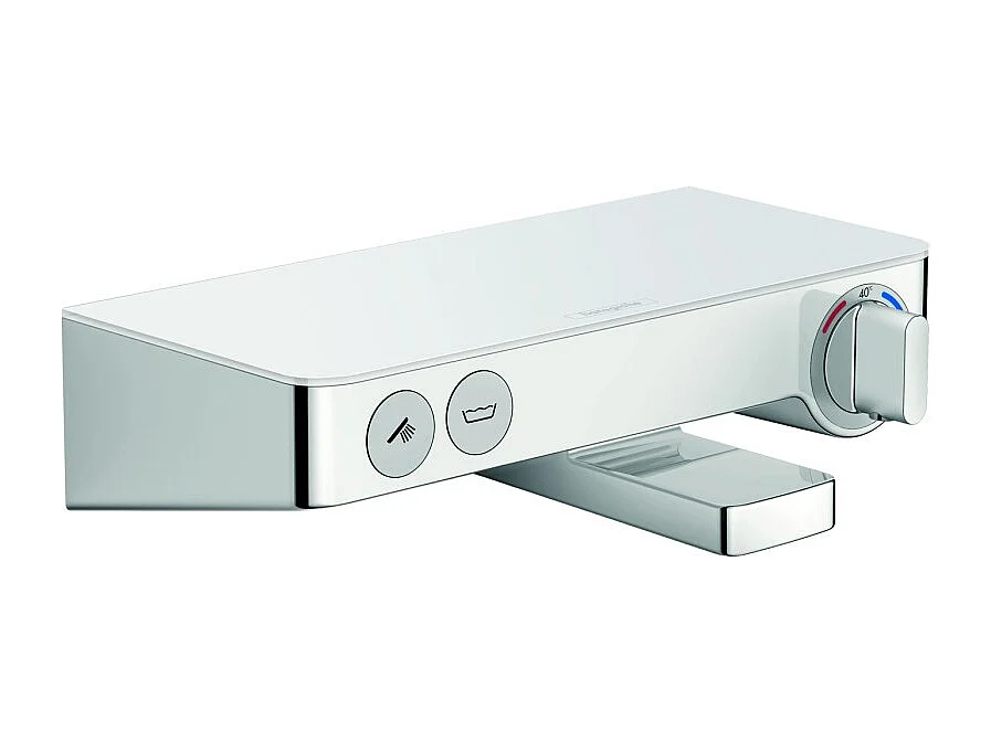 HANSGROHE ShowerTablet Select 300 mezclador termostático para ducha y baño blanco y cromo