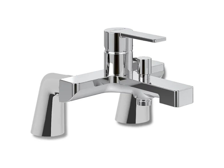 Mitigeur baignoire mécanique VILLEROY ET BOCH Architectura avec colonnettes