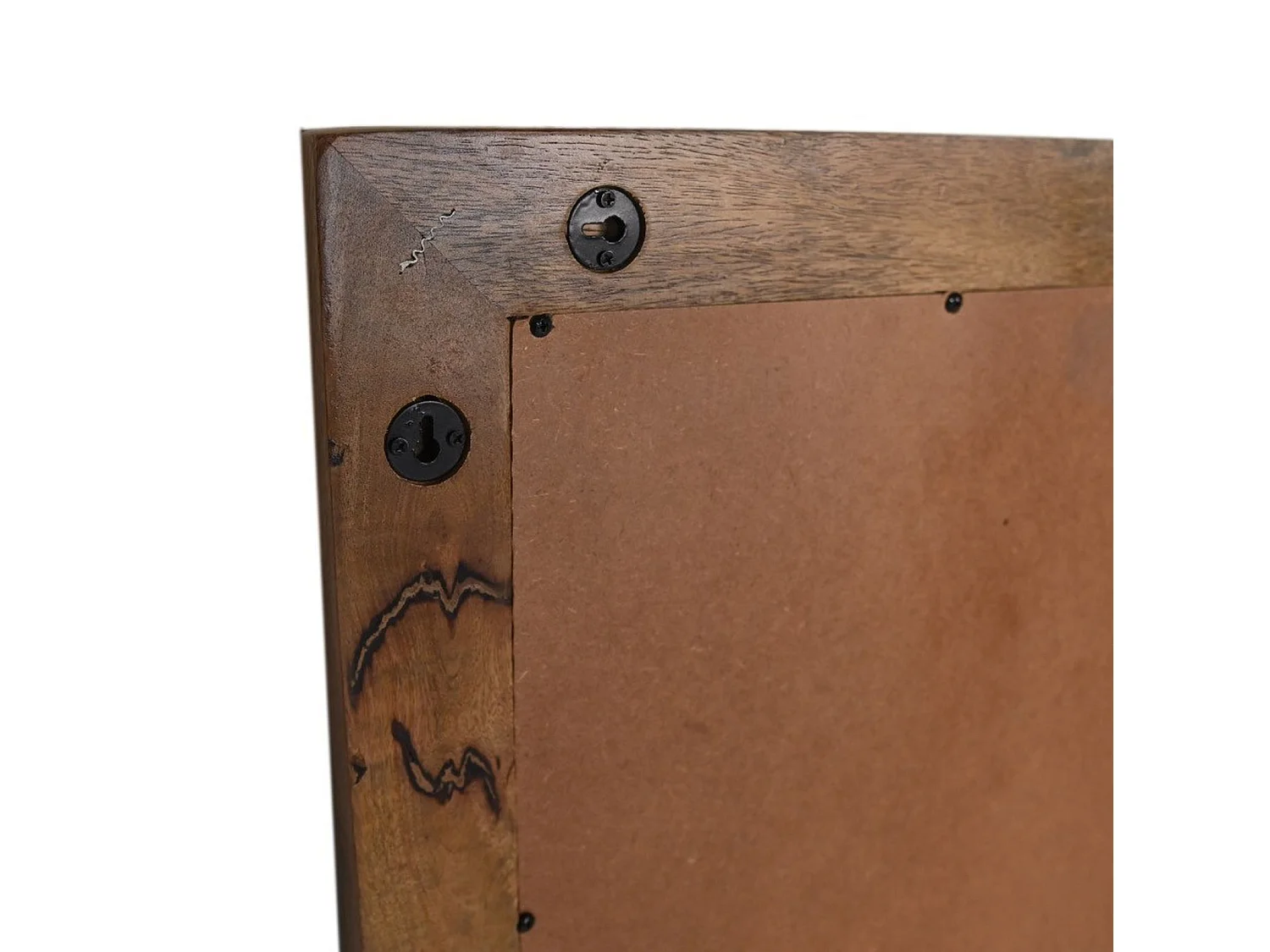 Miroir rectangulaire en bois 70 x 90 cm