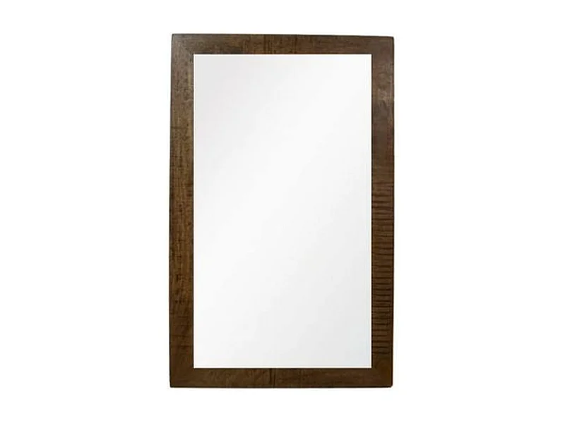 Miroir rectangulaire en bois 70 x 90 cm