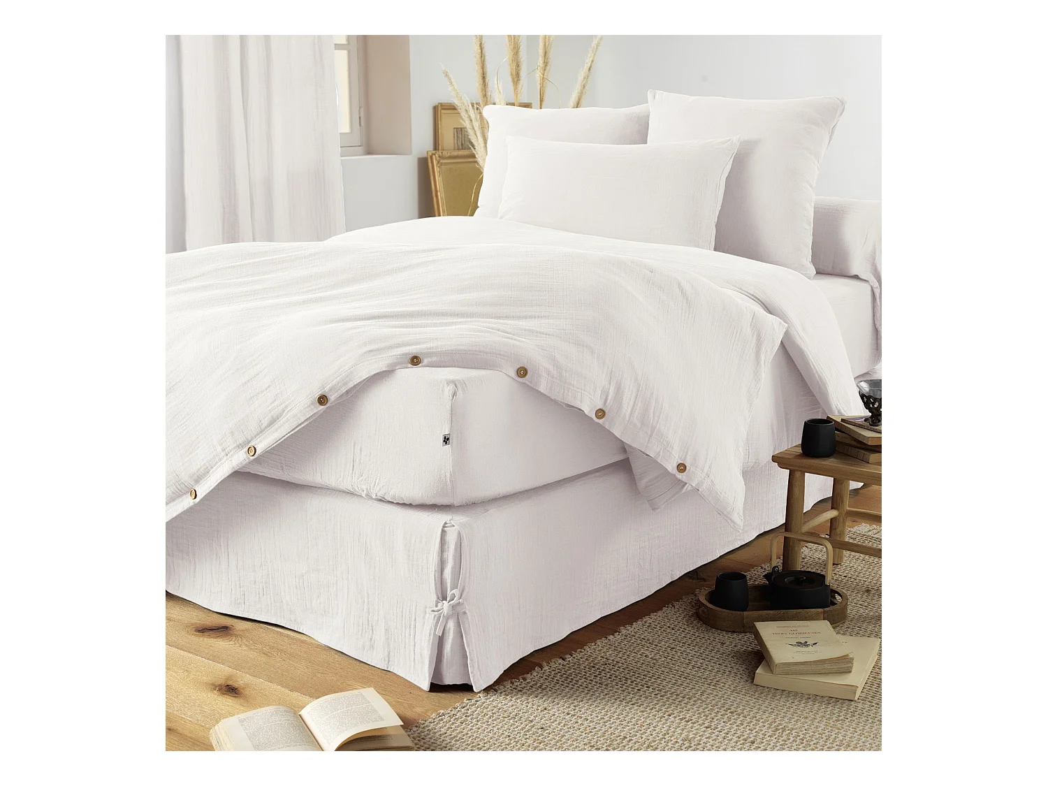 Cache-sommier 140 x 190 cm GAÏA Chantilly