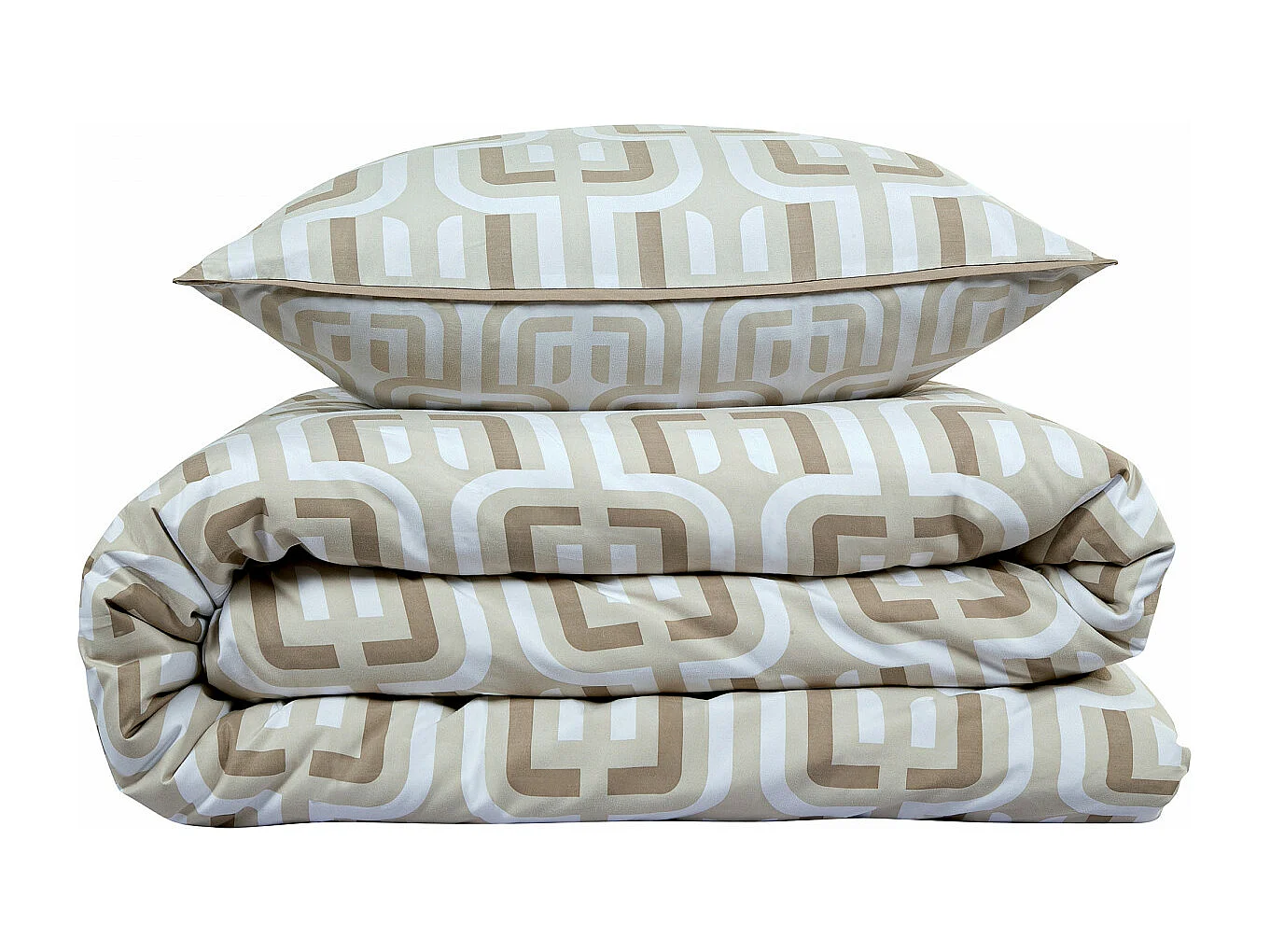 Parure de lit double rétro en microfibre lavée 240x220cm