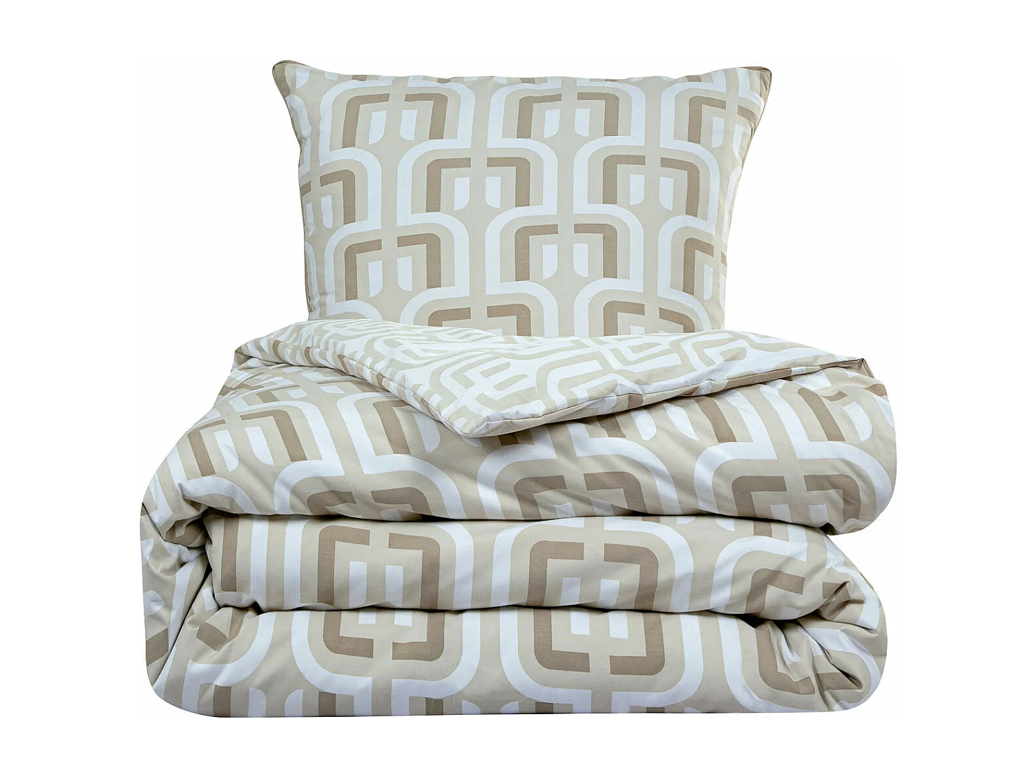 Parure de lit double rétro en microfibre lavée 240x220cm