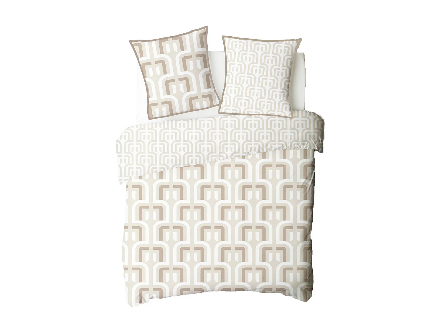 Parure de lit double rétro en microfibre lavée 200x200cm