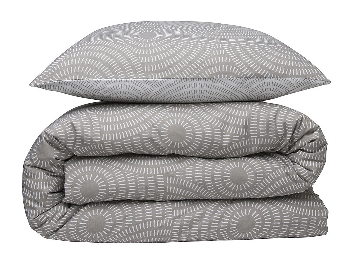 Parure de lit 2 personnes en polycoton 57 fils 200x200cm