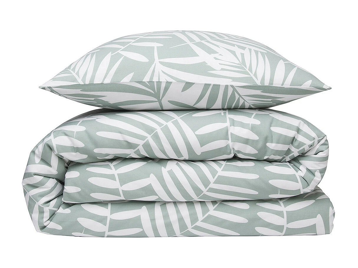 Parure de lit 2 personnes tropical en polycoton 240x220cm