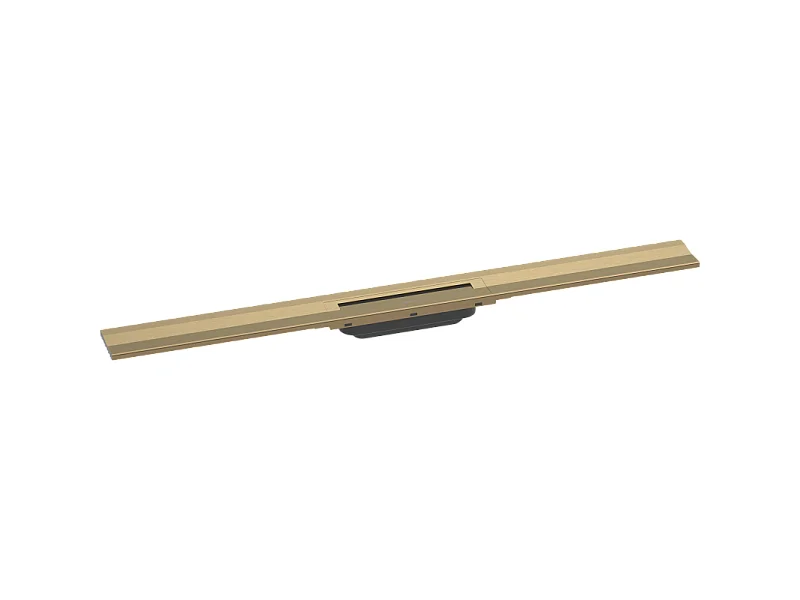 Caniveau de douche découpable 90 cm HANSGROHE RainDrain Flex montage mural bronze brossé