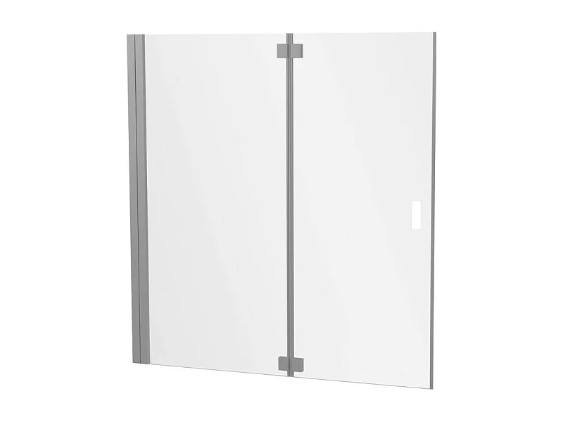 Pare bain JACOB DELAFON Capsule à poser en niche, Chrome 140 x 140