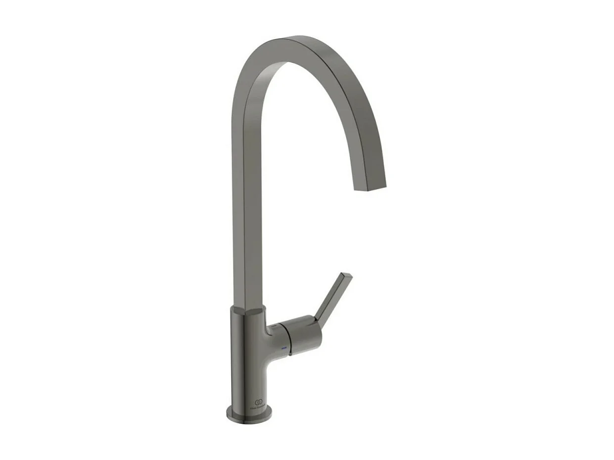 IDEAL STANDARD Grifo de cocina cuadrado magnético Gusto gris