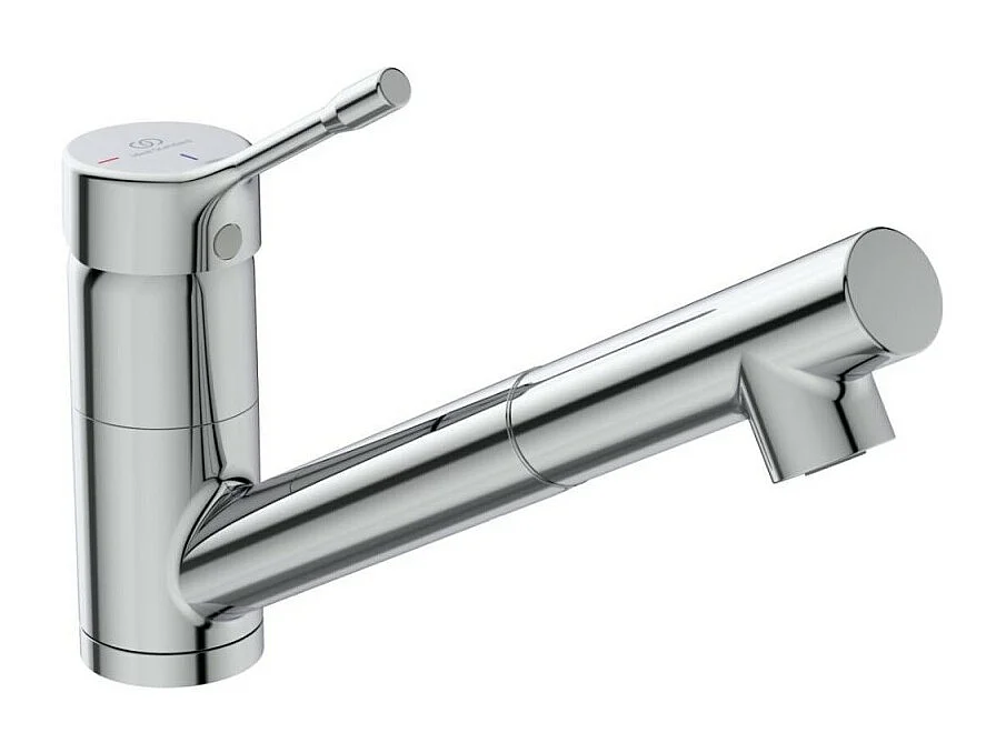 Grifo de cocina con ducha IDEAL STANDARD Ceralook caño bajo cromado
