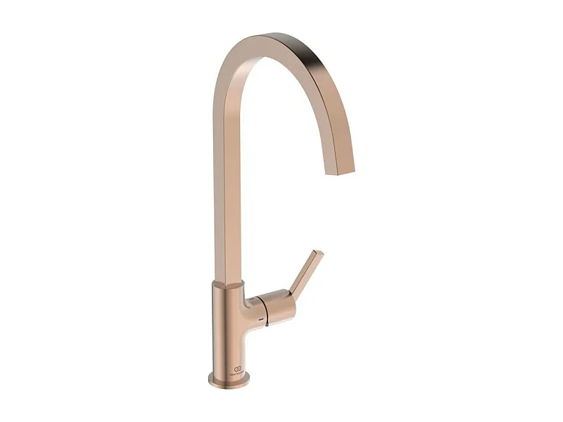 Robinet de cuisine IDEAL STANDARD Gusto carre Rose