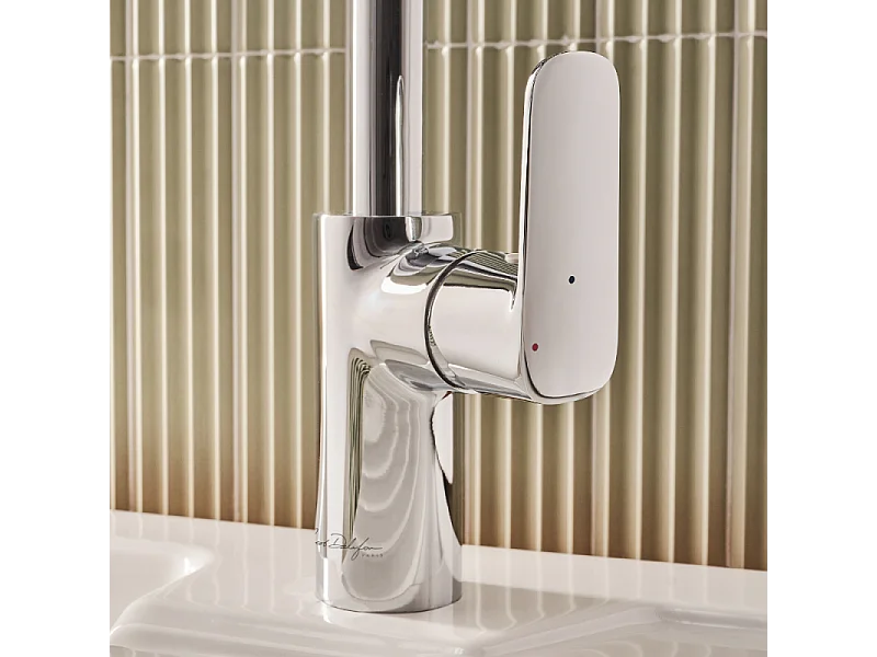 Robinet cuisine JACOB DELAFON July+ col de cygne et orientable