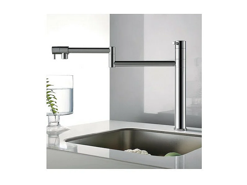 PAINI Mitigeur cuisine Cox Rodeo articulé Bec haut chrome douchette extractible