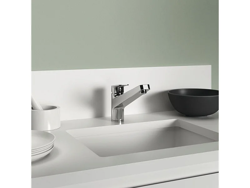 Robinet de cuisine IDEAL STANDARD Blue Start bec bas + Nettoyant