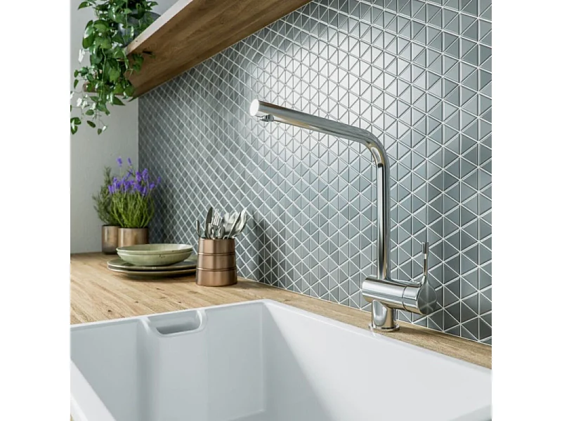 Robinet de cuisine bec haut IDEAL STANDARD Ceralook chrome  + nettoyant Briochin