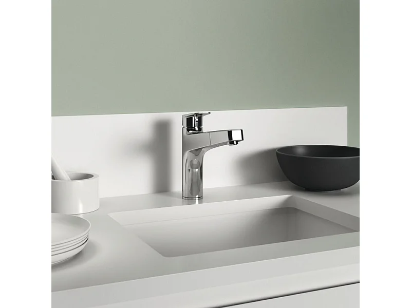 Robinet de cuisine IDEAL STANDARD Blue Start bec haut douchette extractible