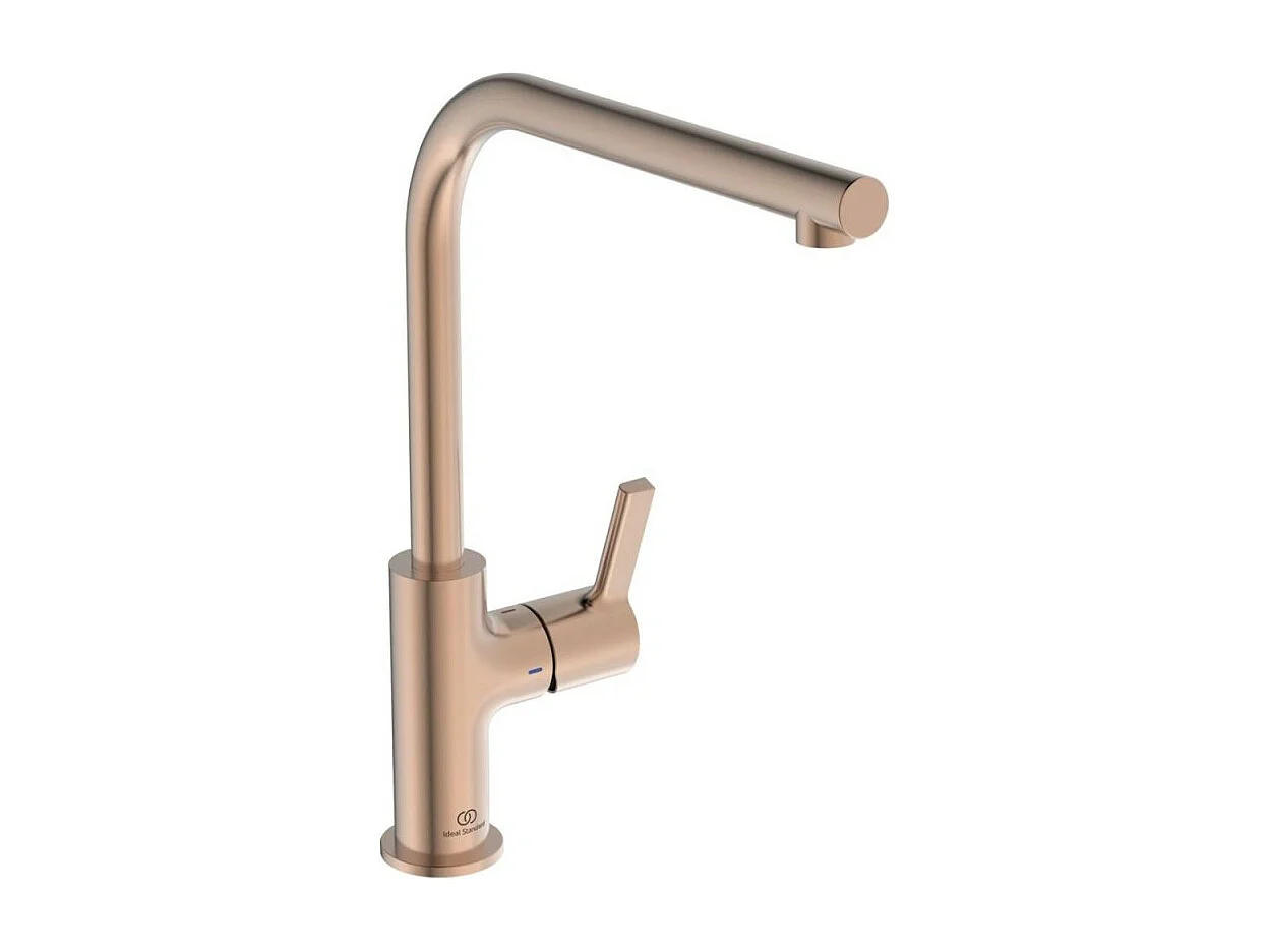 Robinet de cuisine IDEAL STANDARD Gusto Rose + Microfibre