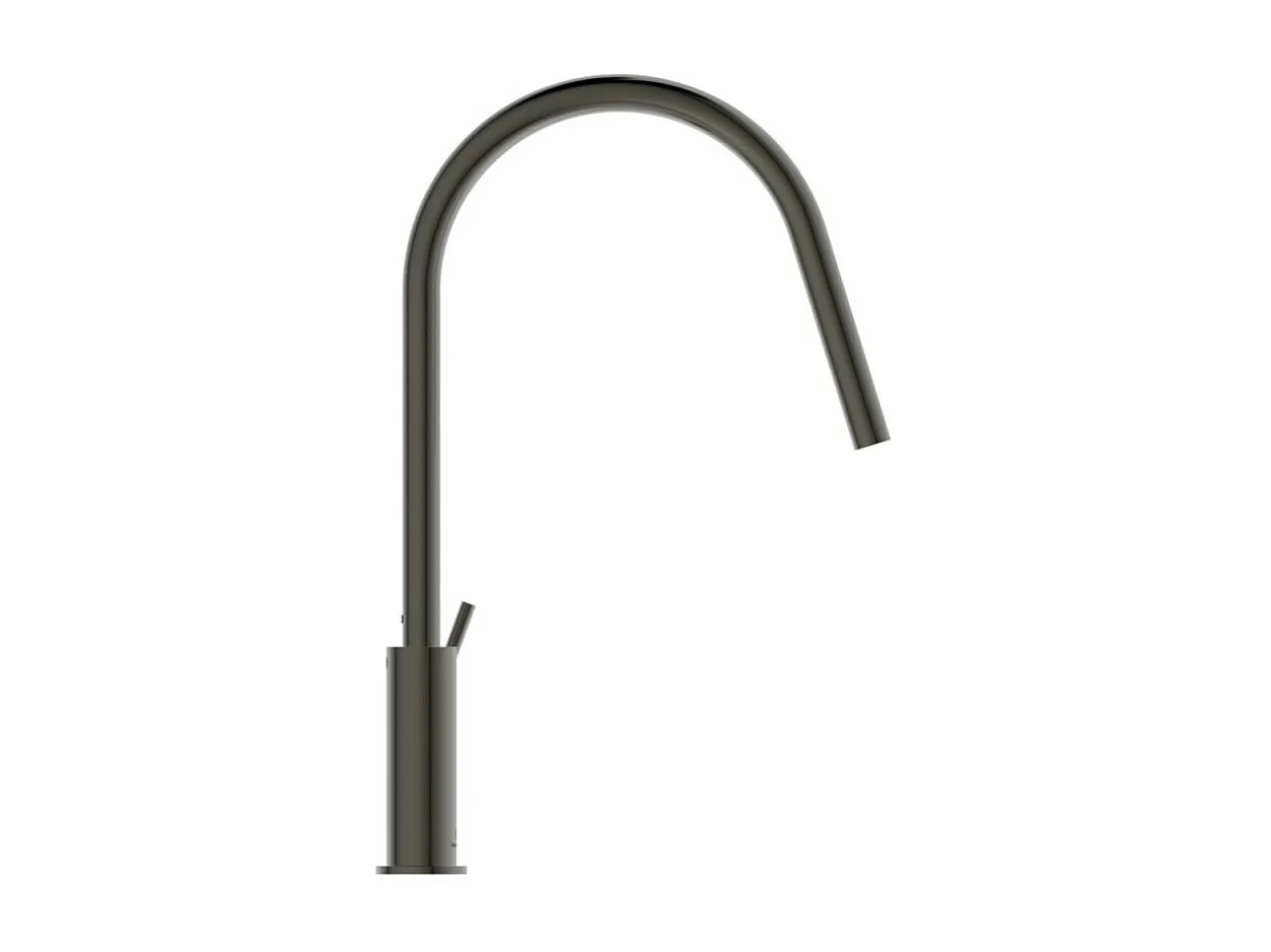 Robinet de cuisine IDEAL STANDARD Gusto rond gris magnetique + Nettoyant