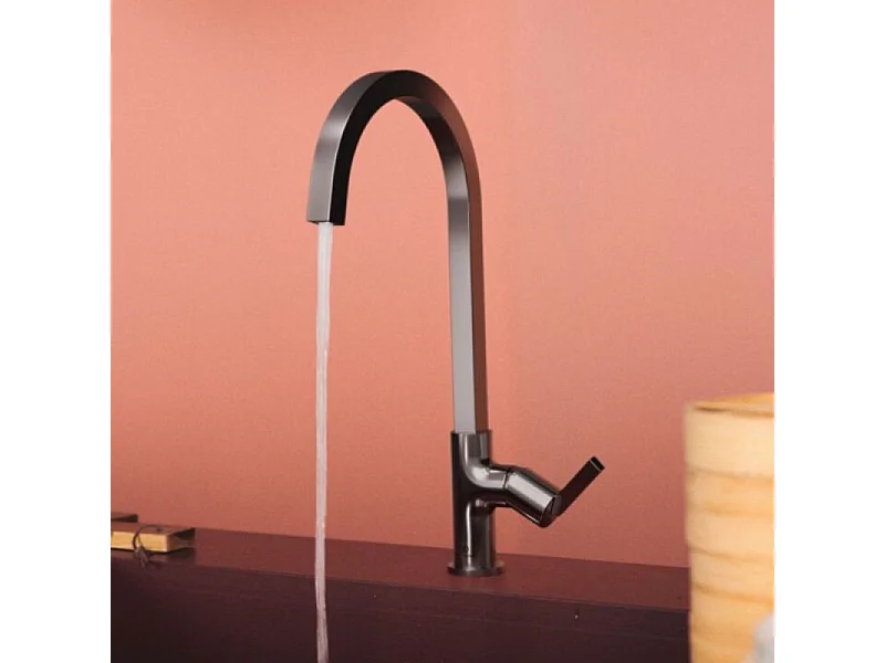 Robinet de cuisine IDEAL STANDARD Gusto carre Rose + Microfibre