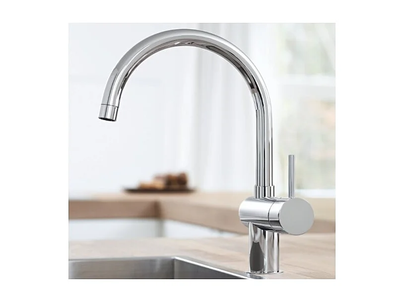 GROHE Minta mezclador de cocina con caño alto cromado