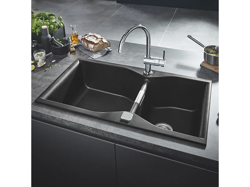 GROHE Minta mezclador de cocina con caño alto cromado