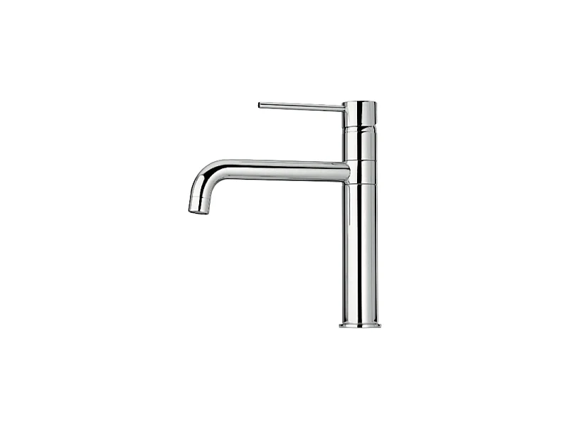 PAINI Mitigeur cuisine mobile Cox Ring Bec haut chrome douchette extractible