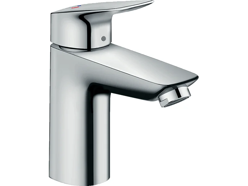 HANSGROHE Mitigeur lavabo Logis 100 CH3 CoolStart avec tirette et vidage synthétique chromé