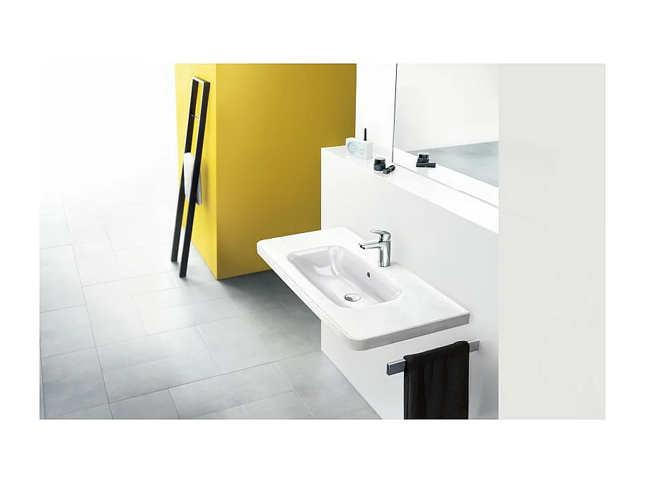 HANSGROHE Mitigeur lavabo Logis 100 CH3 CoolStart avec tirette et vidage synthétique chromé