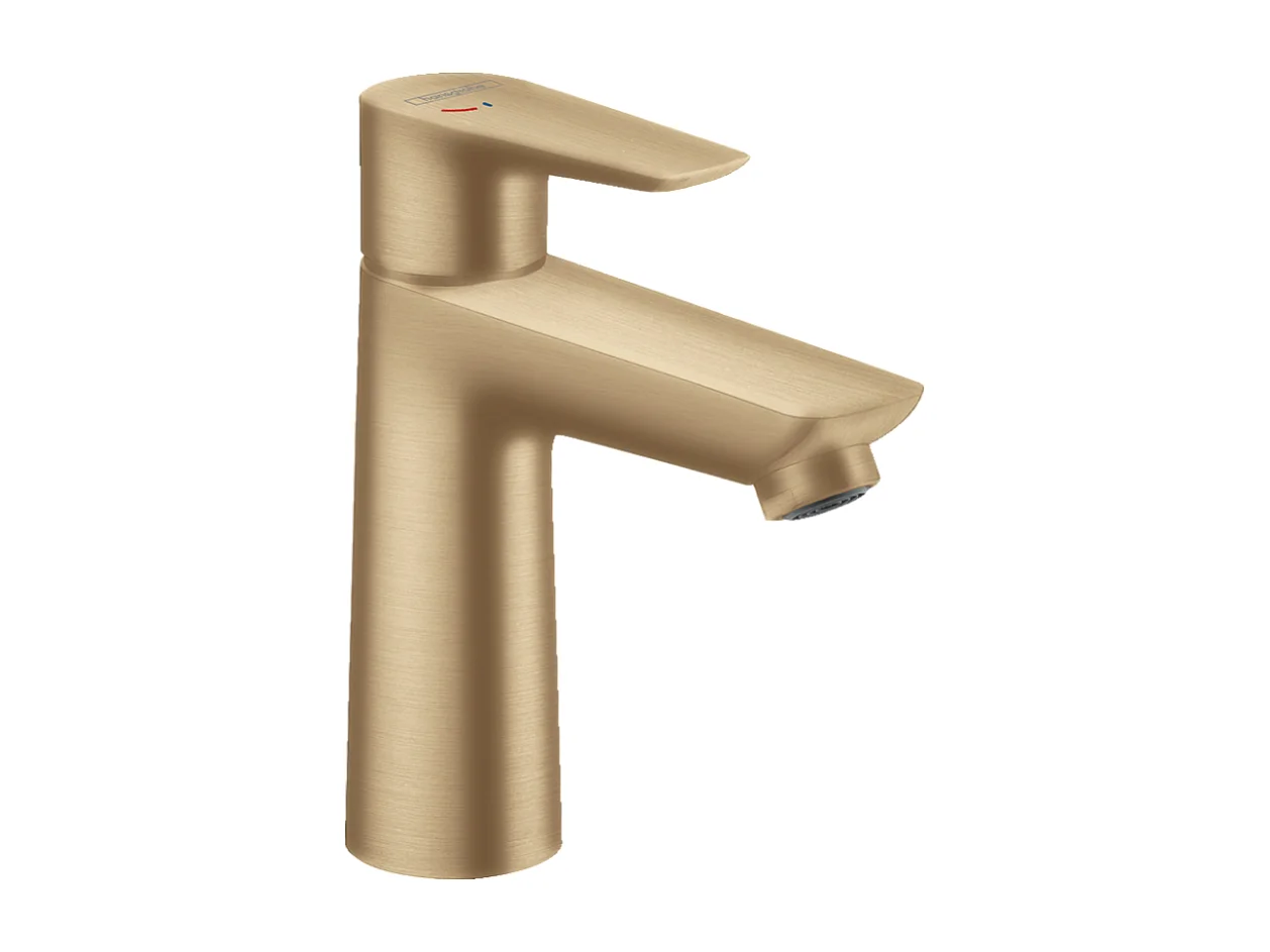 Mitigeur lavabo HANSGROHE Talis 110 CH3 Coolstart Bronze brossé sans vidage