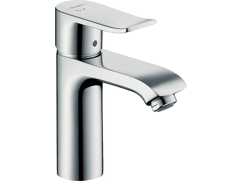 HANSGROHE Mitigeur lavabo Metris 110 Eco CH3 CoolStart , avec tirette et vidage chromé