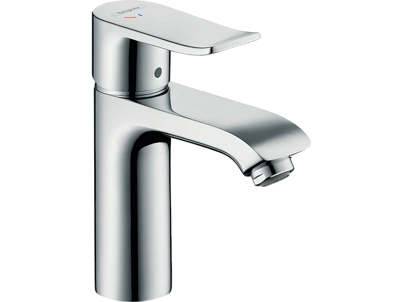 HANSGROHE Mitigeur lavabo Metris 110 Eco CH3 CoolStart , avec tirette et vidage chromé