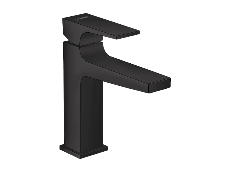 HANSGROHE Mitigeur lavabo Metropol 110 poignée manette, bonde Push-Open noir mat