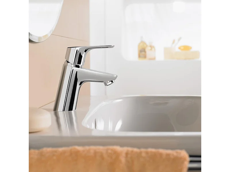 HANSGROHE Mezclador de lavabo 70 sin desagüe extraíble o desagüe cromado
